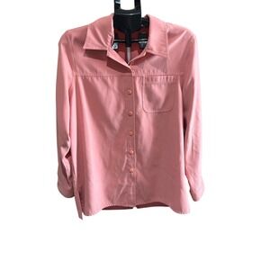 Tanjay Women's Shirt Dress Button Up Collared Long Sleeve Size 12